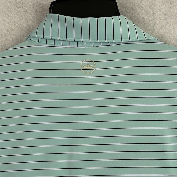 Peter Millar Summer Comfort LACC 123rd US Open Shirt Mens Large Green Golf Polo - Picture 11 of 14